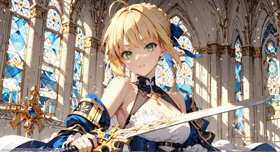 Saber from Fate Series Grand Order, 2688x1465 2K to 5K Wallpaper