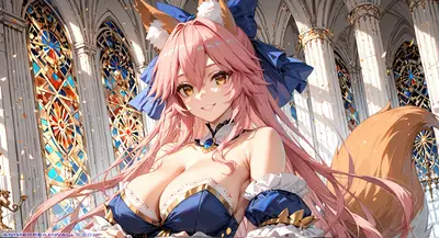 Tamamo no Mae from Fate Series EXTRA, 2688x1465 2K to 5K Wallpaper