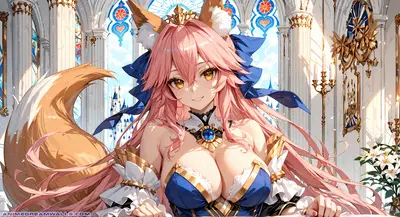 Tamamo no Mae from Fate Series EXTRA, 2688x1465 2K to 5K Wallpaper