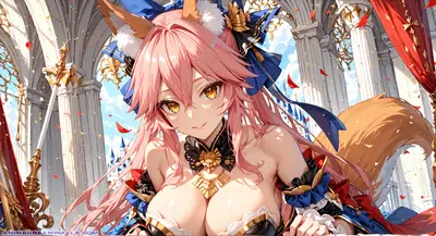 Tamamo no Mae from Fate Series EXTRA, 2688x1465 2K to 5K Wallpaper