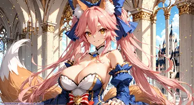 Tamamo no Mae from Fate Series EXTRA, 2688x1465 2K to 5K Wallpaper