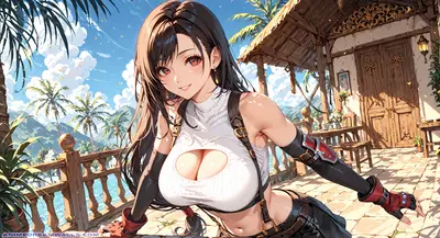Tifa Lockhart from Final Fantasy, 2688x1465 2K to 5K Wallpaper