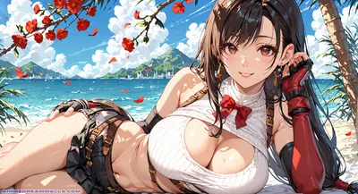 Tifa Lockhart from Final Fantasy, 2688x1465 2K to 5K Wallpaper